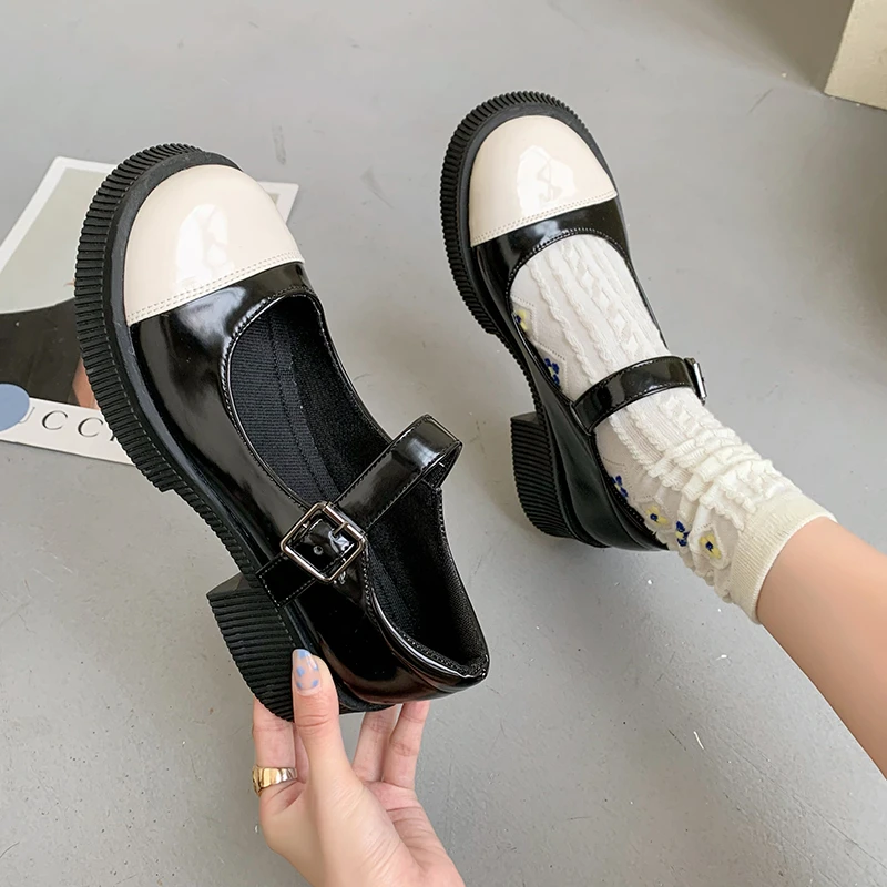 

Босоножки женские, на толстом каблуке, Нескользящие, с кнопками