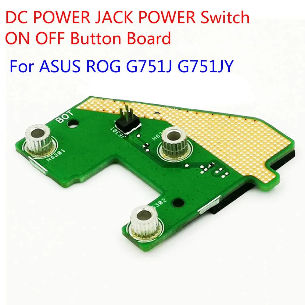 Плата кнопки включения и выключения питания постоянного тока для ASUS ROG G751J G751JY, 1 шт.