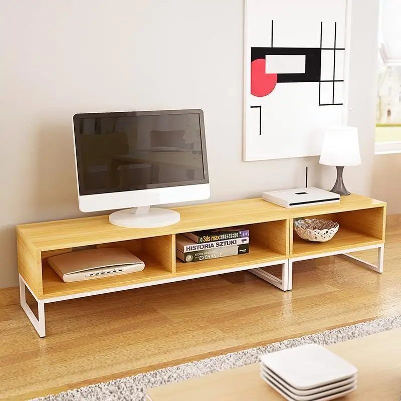 Meja Led мебель современный деревянный бесшумный стенд для монитора стол