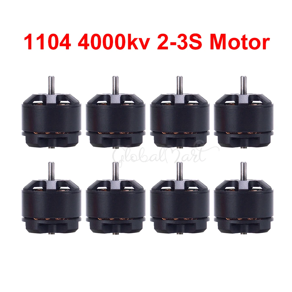 Высокое качество 1104 4000kv 2 3s миниатюрный бесщёточный электродвигатель поддержка