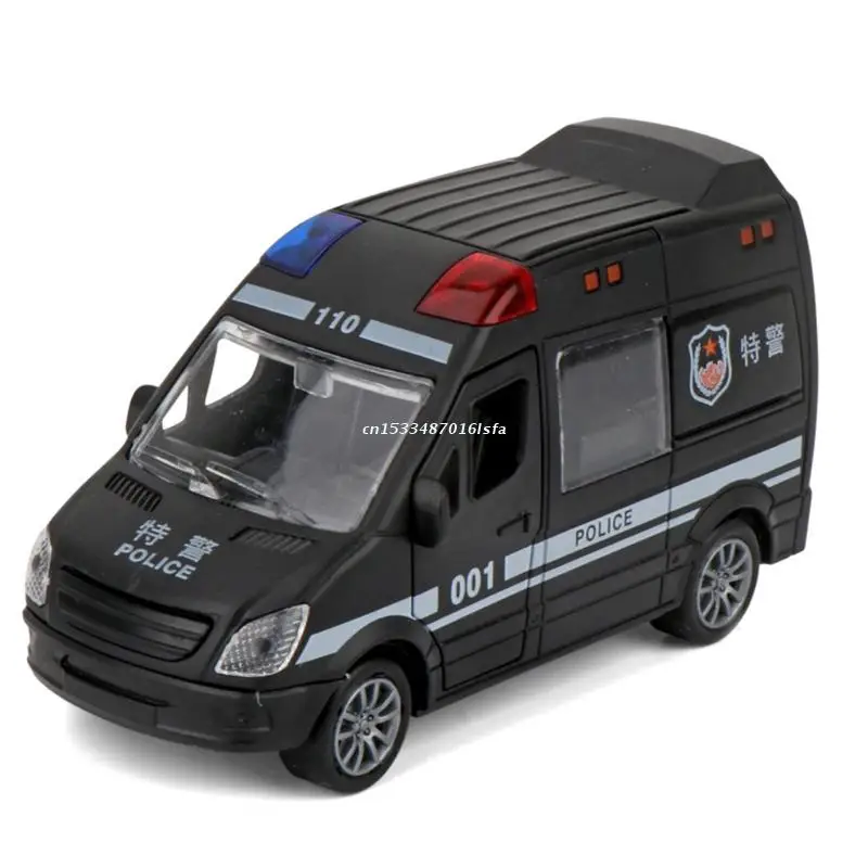 Miniature Educational Inertia Car Fire Ambulance Vehicle Toy Realistic Friction Pull Back Police Set Dropship | Игрушки и хобби