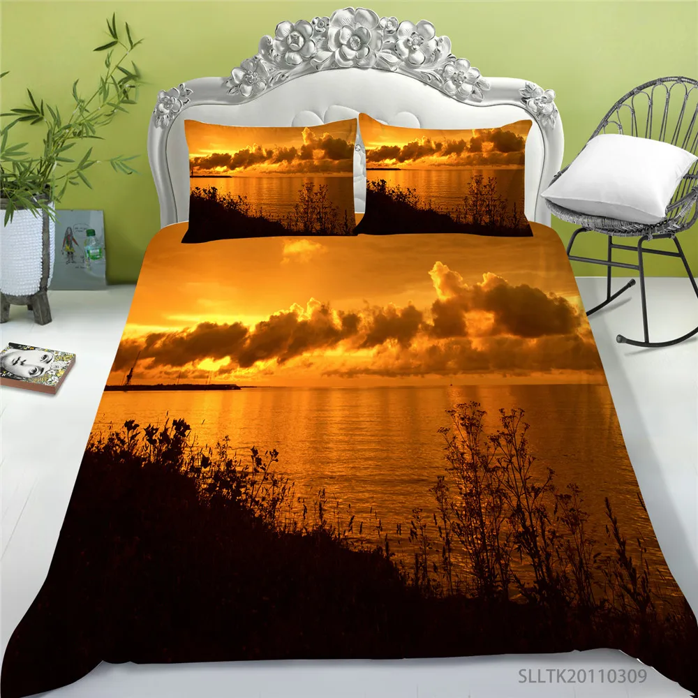 

Home Textile 3D Bedding Set King Size Bed Set Pillowcase 2/3 Pcs Creative Bed Set Pillowcase Room Decor