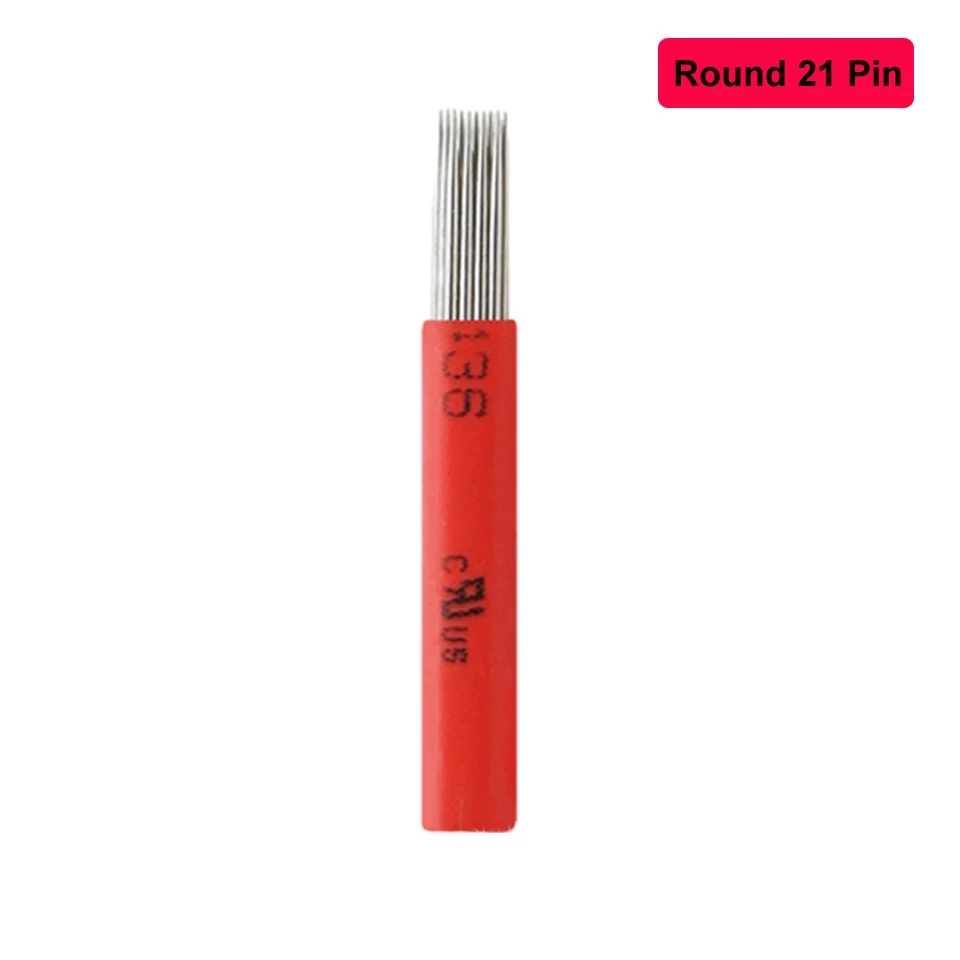 50 шт одноразовые перманентные иглы для макияжа лезвия бровей и губ ручной