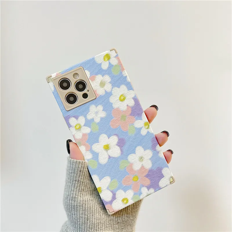 

Flowers iphone case 11 art oil painting iphone 12 mobile phone shell iphone11 pro soft Chinese style iphone 11 pro max square