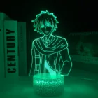 3D лампа служанка из аниме обый Такуми, белая основа для детей, подарок на день рождения, ночник для детской спальни, декоративсветильник льник