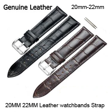 

20MM 22MM Watch Band Leather strap watchbands for Samsung Galaxy watch 46mm/active 2 gear S3/huawei watch gt2/amazfit bip/gts