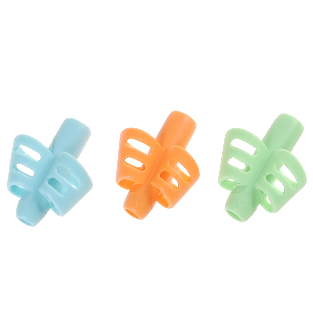 

3Pcs/Lot Children Silicone Pencil Holder Pen Writing Aid Grip Posture Correction Tools Kids Supplies