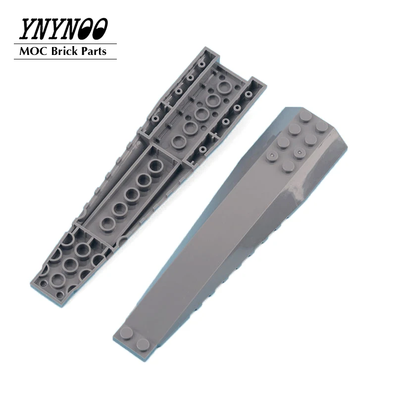 Фото 4 шт./лот кирпичи на танкетке 45301 изогнутые 16x4 тройные подходят для MOC 89680 строительные блоки кирпичи детали DIY игрушки для детей подарок №1