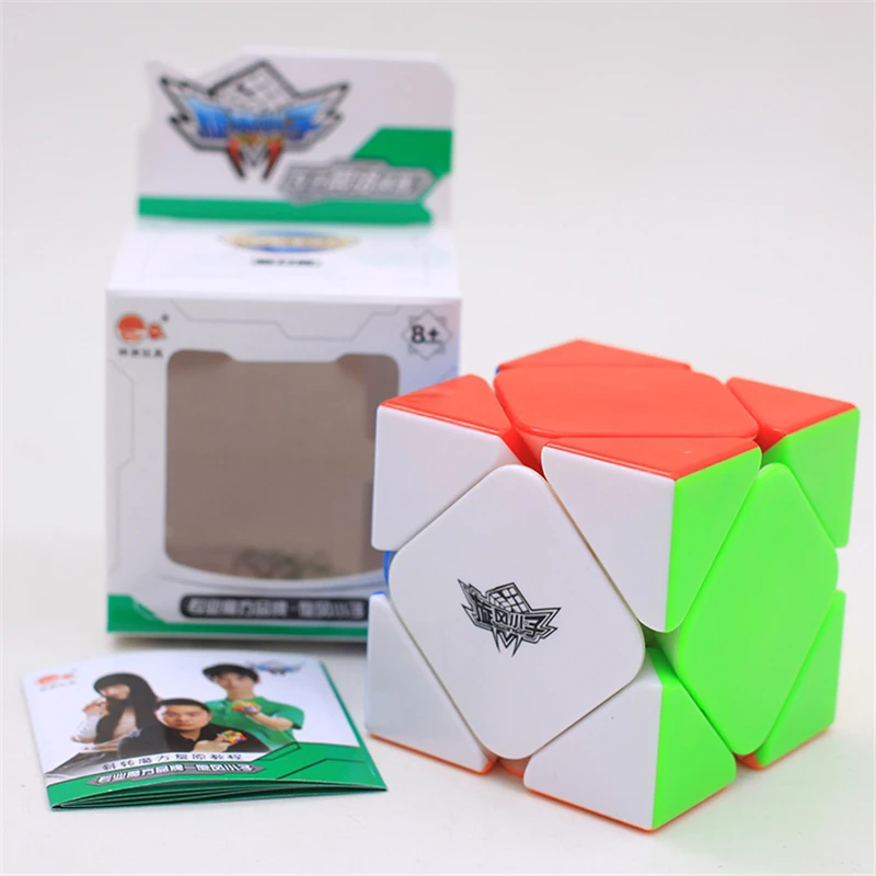 Cyclone Boys Магнитная Skewb куб Stickerless магический головоломка cubo magico конкурс