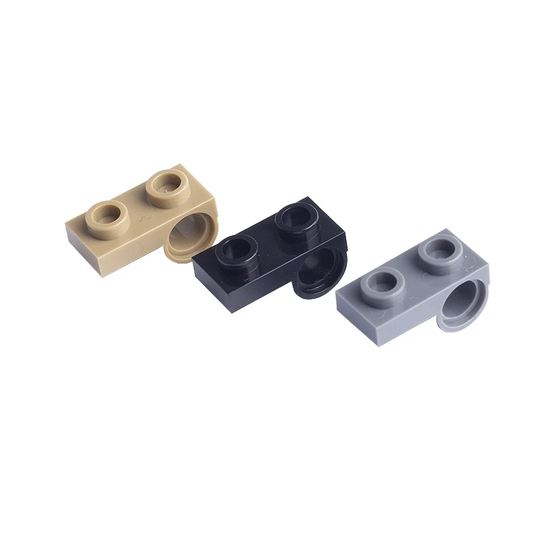 Распродажа, строительные блоки 18677, Модифицированная пластина, отверстие с 1x2 штырьками на дне, коллекция кирпичей, модульная игрушка GBC для технической мощности, 1 шт.