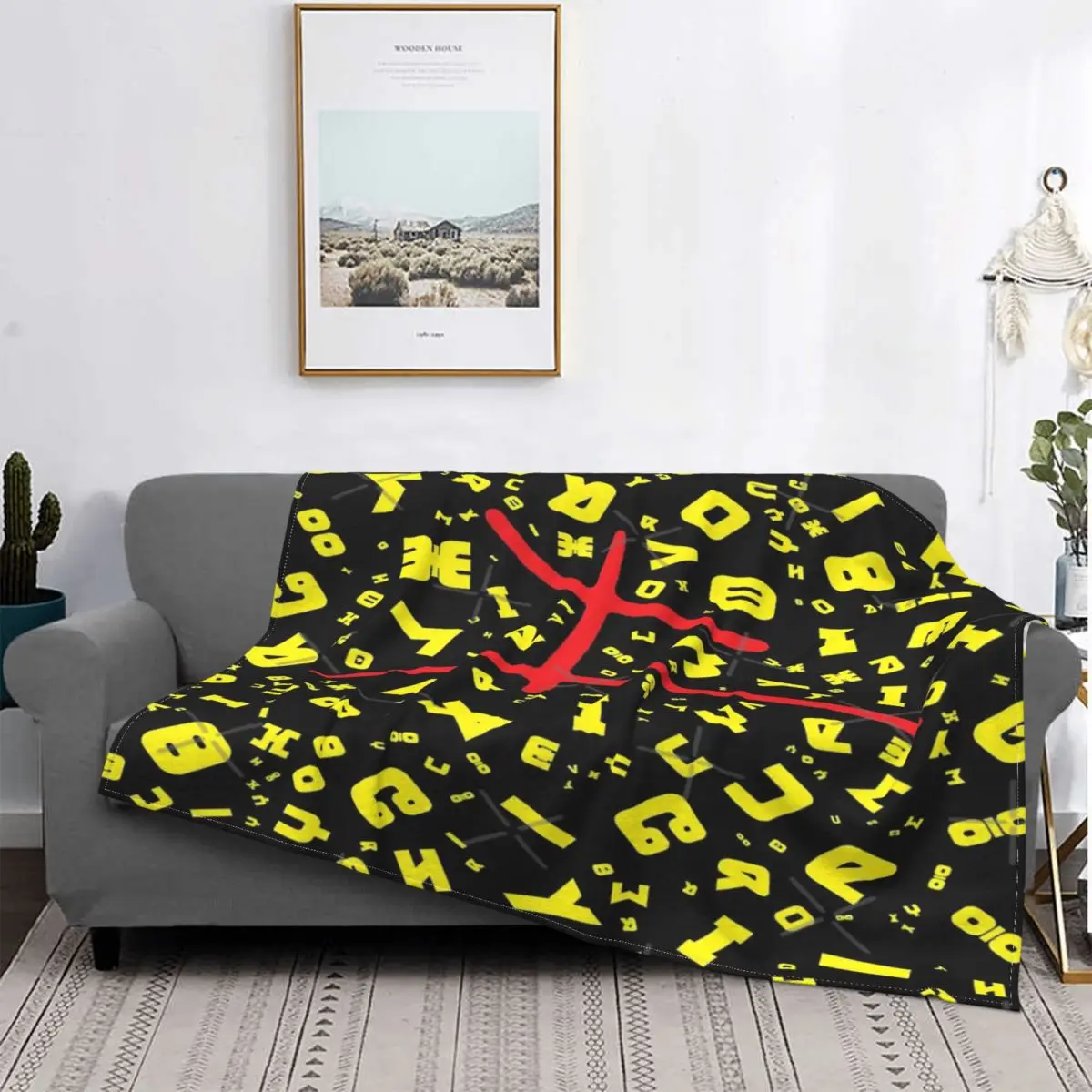 

Manta de tela escocesa para cama, manta de Anime a cuadros, colcha de lana, ropa de cama y fundas