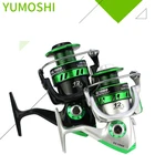 YUMOSHI катушка рыболовная катушка для спиннинга Рыболовная катушка 5,5: 1 12BB подшипник 1000-7000 серии металла катушки Спиннингом Карп Рыболовные SHIMANO рыбалка все для рыбалки рыболовные катушки
