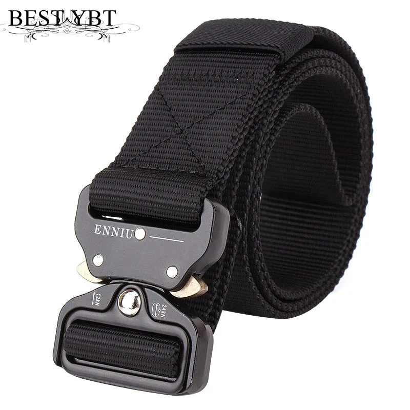 Best YBT Unisex Nylon Belt Metal Insert Buckle Belt Military Training Army Tactical For Men And Women Best Quality Strap Belt