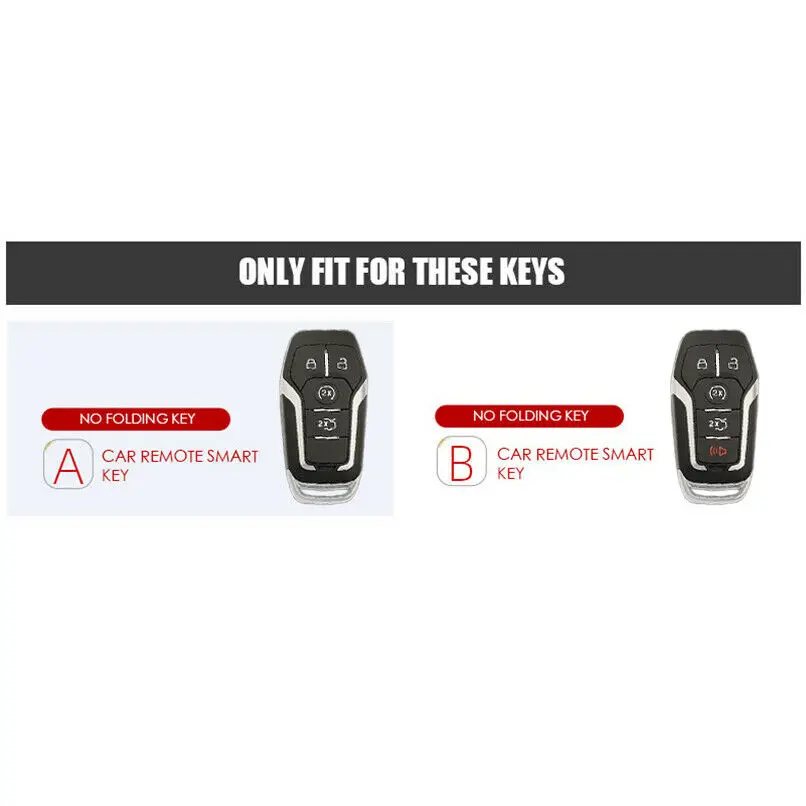 Чехол из натуральной кожи для автомобильных ключей чехол Ford Edge Explorer Fusion Mustang F-150