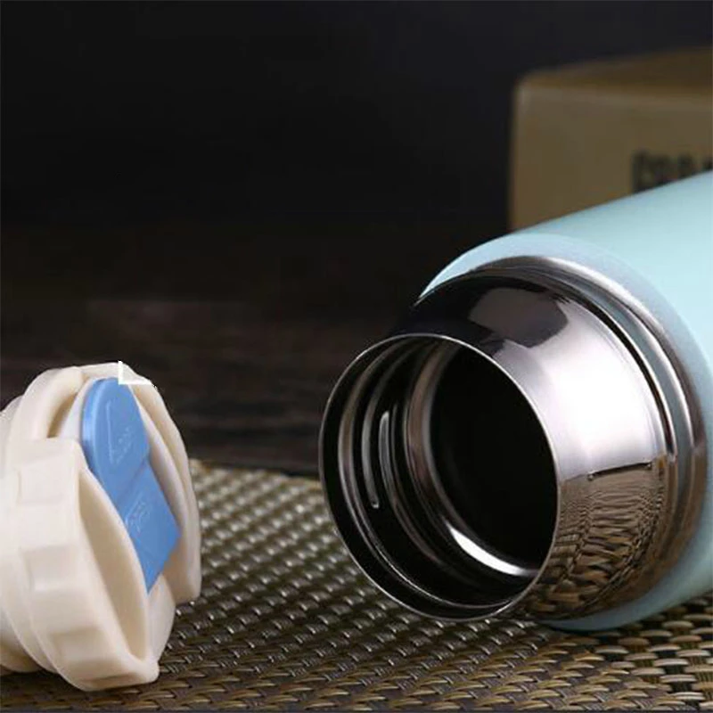 Stainless Steel Thermos Bottle Baymax Tonari No Totoro For Kids Vacuum Flasks Thermo Winter My Termos cup Cat Mug 500ml | Дом и сад
