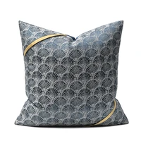 blue cushion cover set home decoration waist pillowcase for living room sofa light luxury cushions 45x45cm30x50cm
