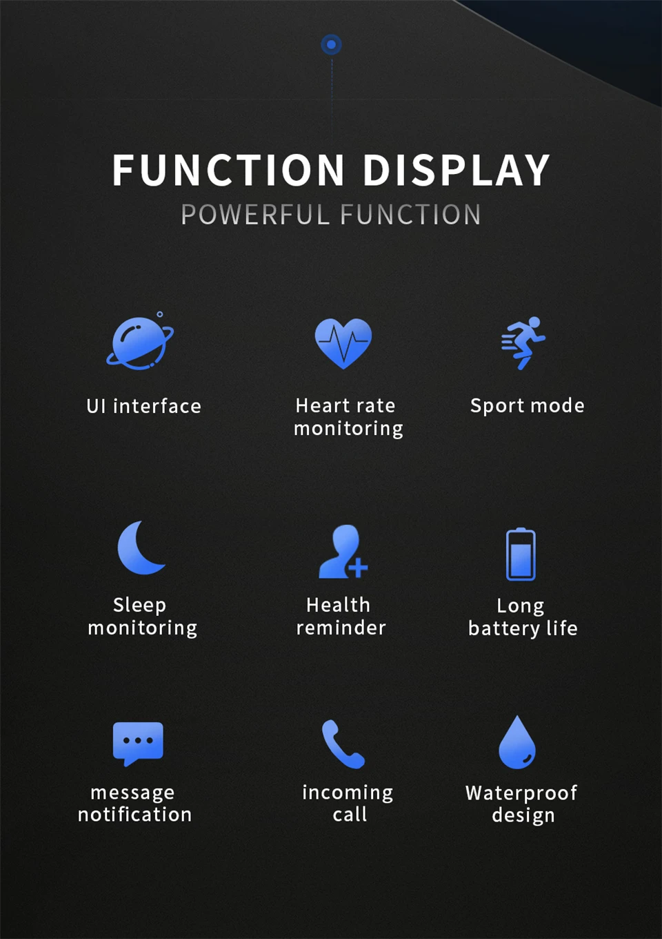 W31 Smart Watch Men Waterproof Activity Tracker Bluetooth Sports fitness Smartwatch Heart Rate Calories Pedometer Smart Bracelet