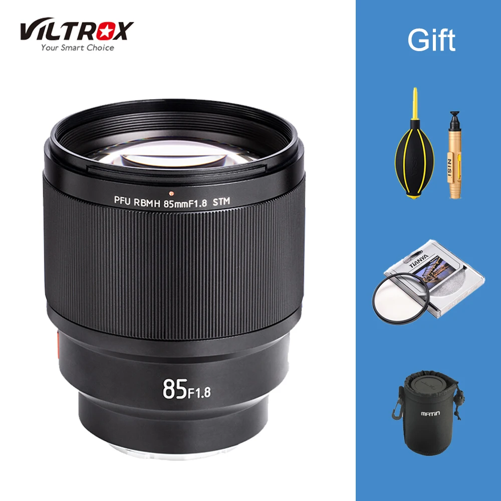 Фотообъектив Viltrox 85 мм F1.8 STM E-mount автофокус основная линза полная Рамка для камер