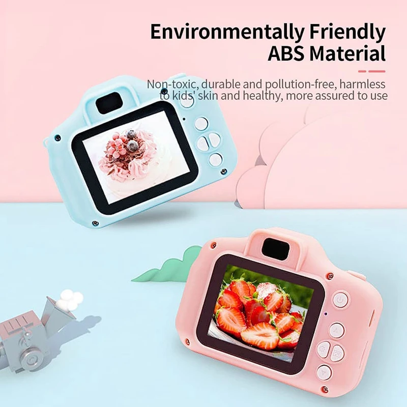 Kids Camera 1080P Full HD 1300W Pixel Autofocus 2 Inch Color Display Screen For 3-12 Year Old Girls & Boys |