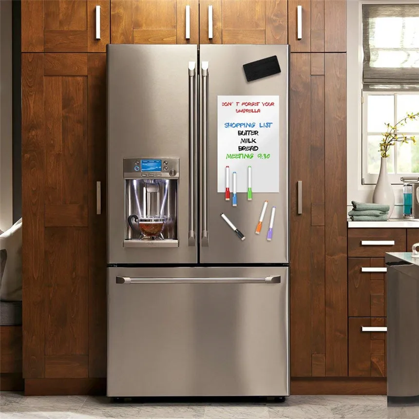 Белая доска магниты на холодильник настенные наклейки магнитная для детей дома