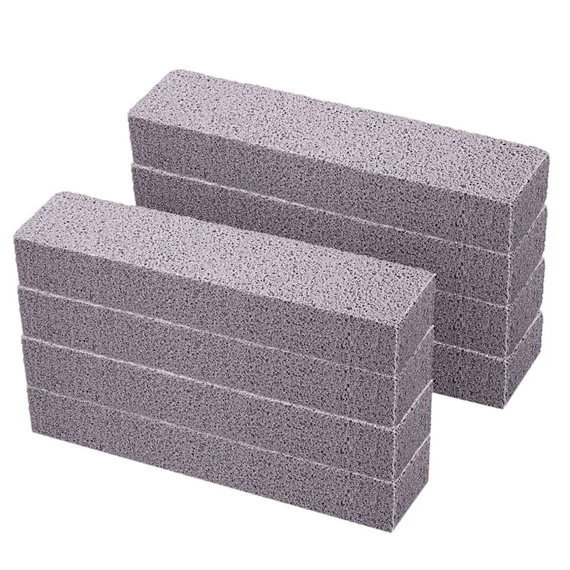 dsha 8 pieces pumice stones for cleaning pumice scouring pad grey pumice stick cleaner for removing toilet bowl ring bath hous free global shipping