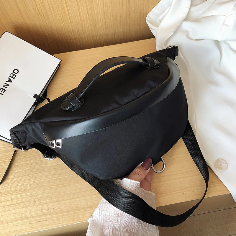 

New men's and women's large capacity waterproof nylon one-shoulder breast pocket with diagonal cross pocket and Fanny pack