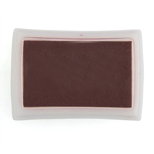 Прокладка с коричневыми чернилами прорезиненная прокладка отпечаток пальца