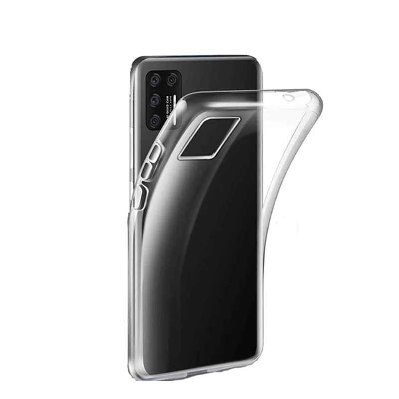 2-в-1 ультра-тонкий ТПУ чехол + Экран закаленное Стекло для samsung Galaxy A51 протектор A71