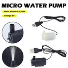 DC 5 В мини погружной водяной насос микро низкий уровень шума бесколлекторный мотор насос для аквариума фонтана аквариума садовых растений дропшиппинг