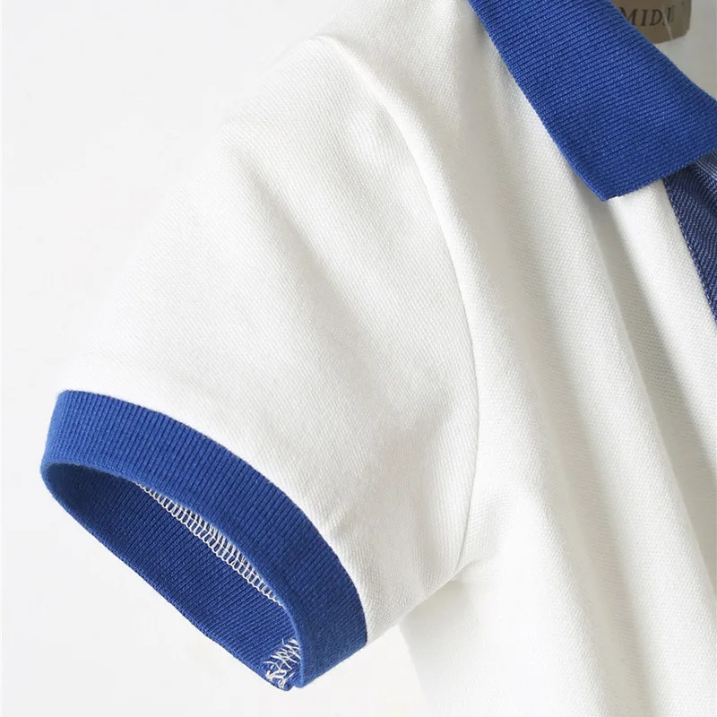 Детская футболка с коротким рукавом в полоску принтом | Мать и ребенок