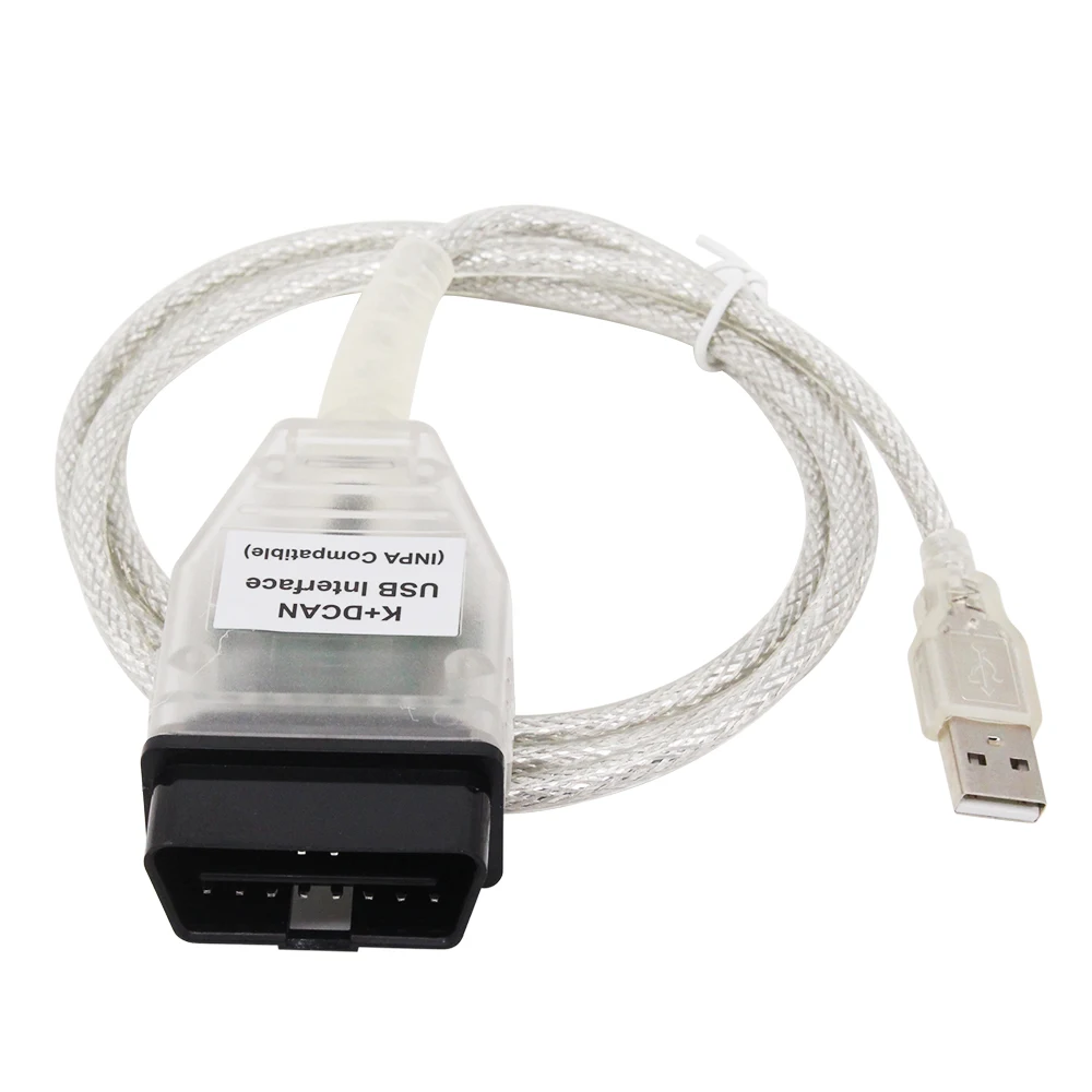 INPA K + DCAN для BMW FTDI FT232RL переключатель OBDII OBD2 Диагностический Сканер кабель D CAN