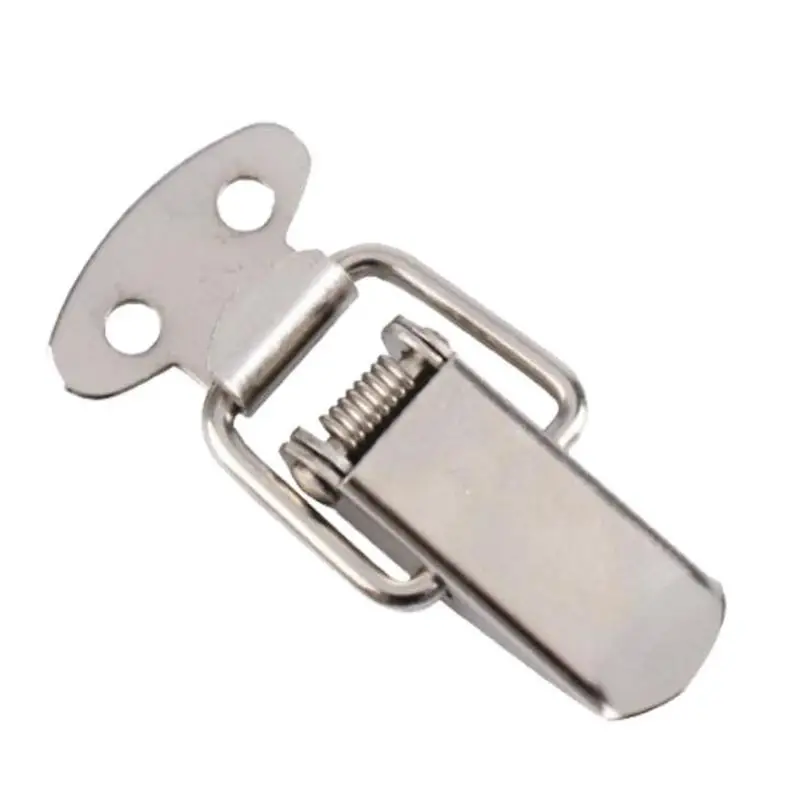 

45*16mm Stainless steel Duck-mouth Buckle Vintage Mini Lock Chest Box Gift Suitcase Case Buckles Toggle Hasp Latch Catch Clasp