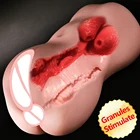 Реалистичный мастурбатор для мужчин, мужской мастурбатор для одного мужчины, карманная Вагина, настоящая Вагина, анал, сосущая чашка, взрослые секс-игрушки для мужчин, мастурбация