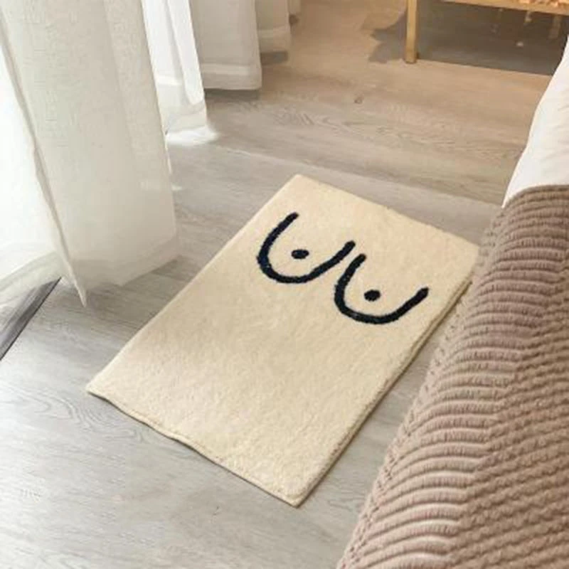 

Оригинальный абстрактный нескользящий напольный коврик в европейском стиле, поглощающий воду, Забавный дверной коврик для ванной, коврик д...
