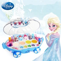 genuine disney frozen elsa anna makeup car set fashion toys girls water soluble beauty pretend play for kids birthday gift