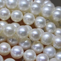 8 9mm natural freshwater pearl necklace round beads fashion jewelry for gift 16 choker