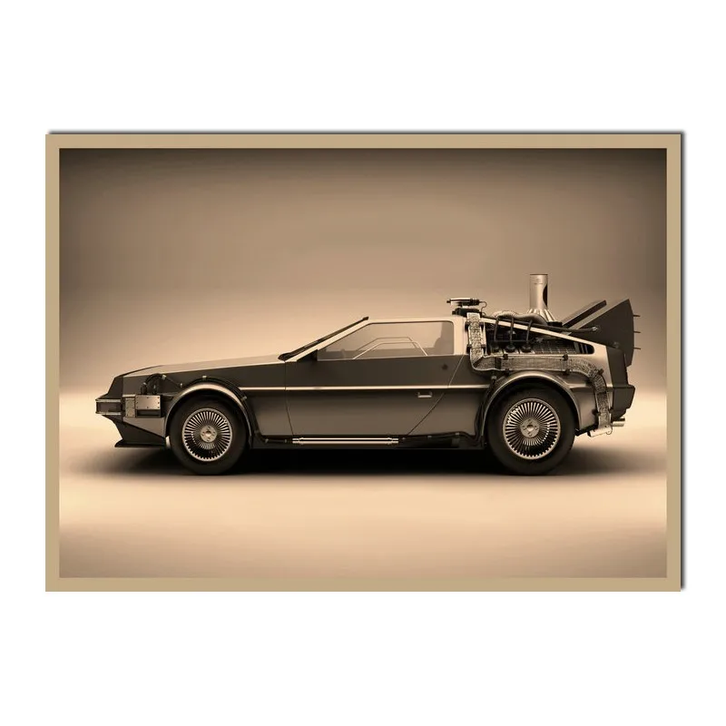 Художественная печать на холсте Назад в будущее 1 2 3 популярный фильм Ретро