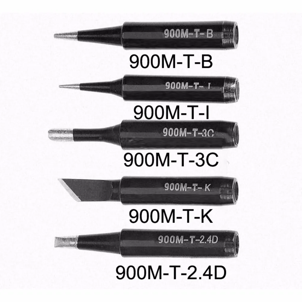 

6PCS Soldering Iron Tip 900M-T Lead Free For Hakko 936 Station, For 900M.933.376.907.913.951,898D,852D+