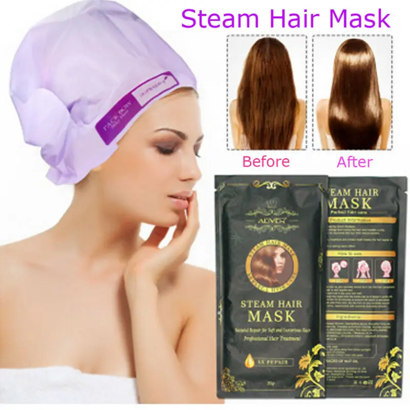 35 г кондиционеры для женщин с подогревом Паровая маска лечения волос кератиновым