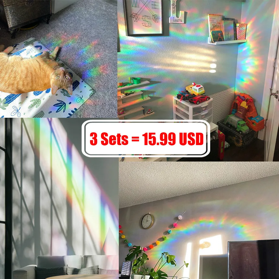 

3D наклейка «Ловец Солнца», наклейки на окна с радужным эффектом, бабочки, декор «сделай сам», стеклянные наклейки для дома, спальни, офиса, за...