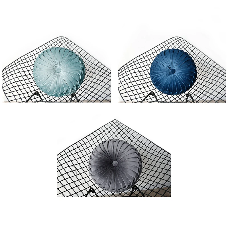 Утолщение круглый диван татами бархатная заполненная подушка для офисного