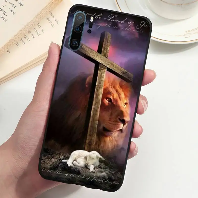 

Christ Jesus cross Phone Cases For Huawei P20 P30 P40 lite Pro P Smart 2019 Mate 10 20 Lite Pro Nova 5t