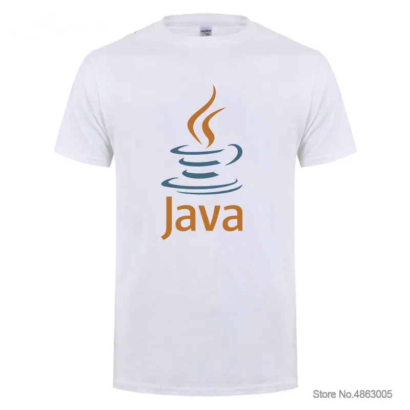 Летняя модная новая футболка IT Fans JAVA для мужчин и женщин Классическая мужские