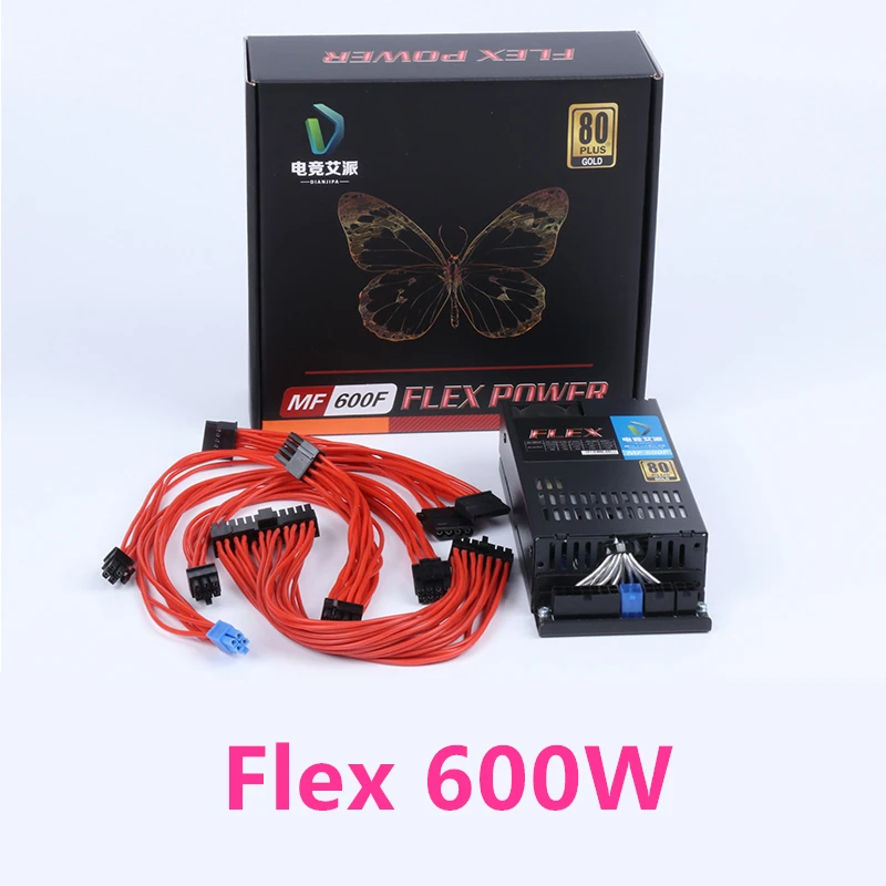 

New PSU For Dianjipa 80plus gold Flex Itx Small 1U K39 600W Switching Power Supply MF 600F