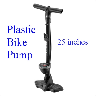 BETO CMP-155PG7 пластиковый велосипедный насос Presta и Schrader 25 дюймов накачиватель