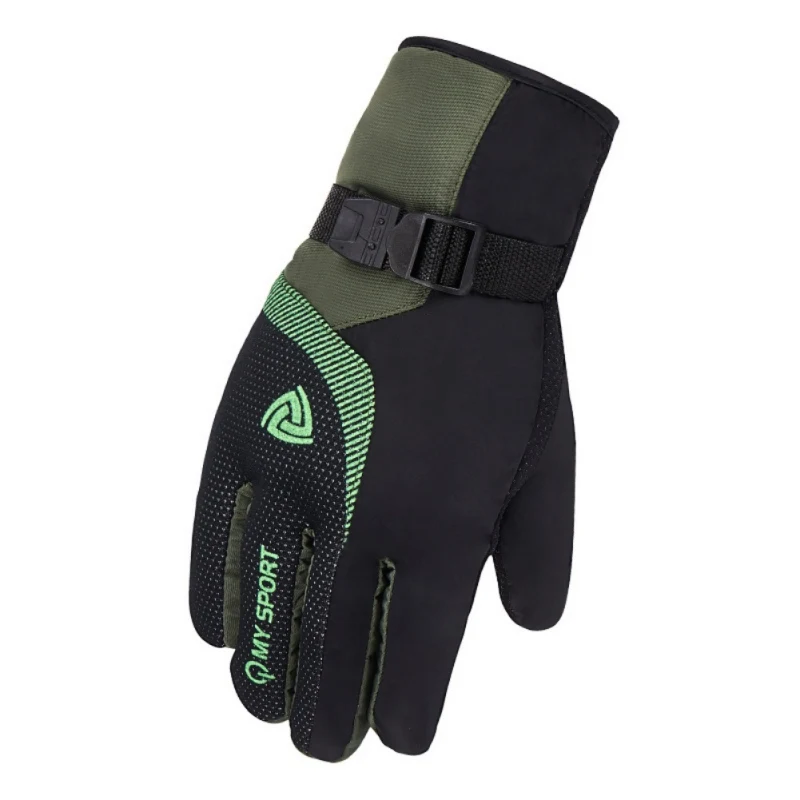 Мужские и женские зимние перчатки теплые водонепроницаемые ветрозащитные