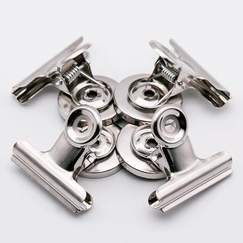 

Metal Round Fridge Magnetic Stickers Clips Fridge Wall Memo 3 Sizes Note Message Magnet Clamp Holder Whiteboard Magnet Tools