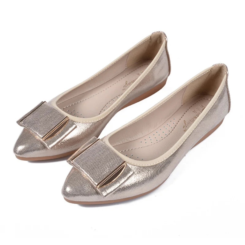 Новинка 2021 весенне осенние туфли на плоской подошве лодочки с круглым носком и