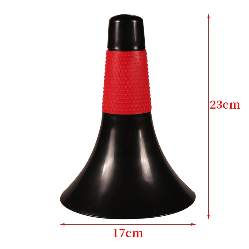 

Top!-3 Pieces of Obstacles Logo Bucket Basketball Football Training Thickened Logo Cone Horn Bucket