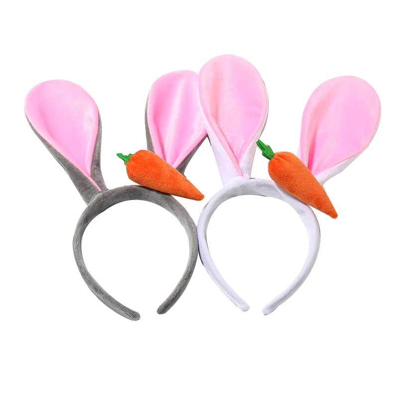 Забавная шапочка для собак и кошек милый костюм теплая с кроликом аксессуары